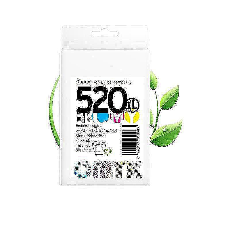 Canon PGI520/CLI52 blæk sampak CMYK