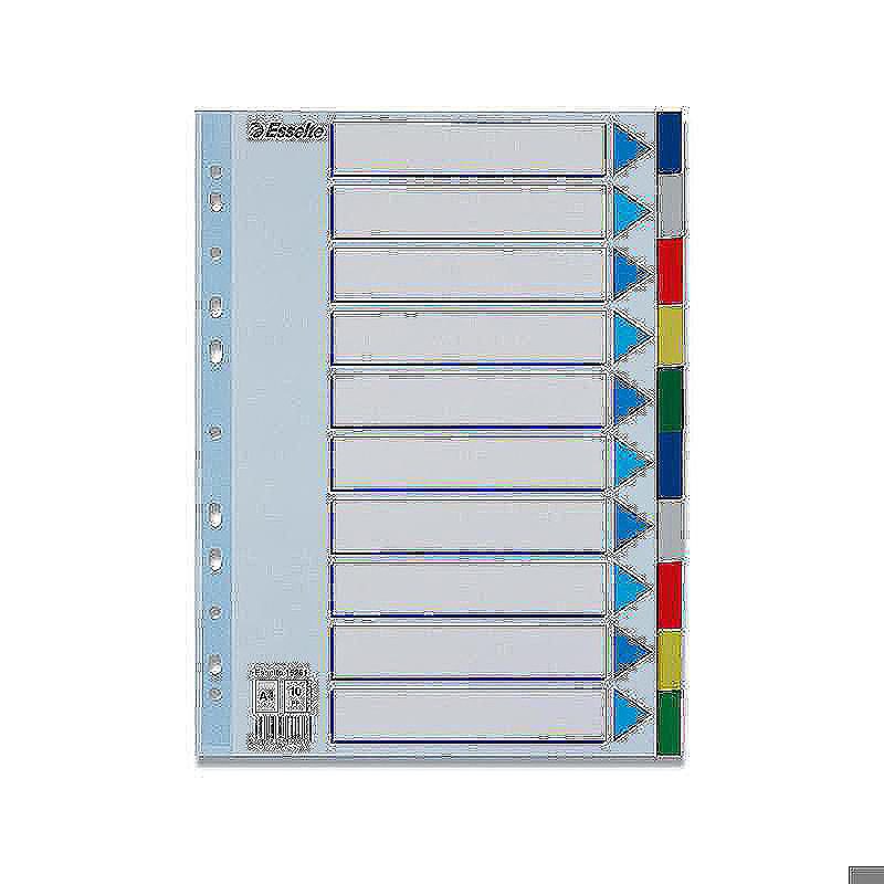 Faneblade PP folie 10 faner