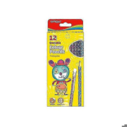 Farve blyanter Erasable 12 pak