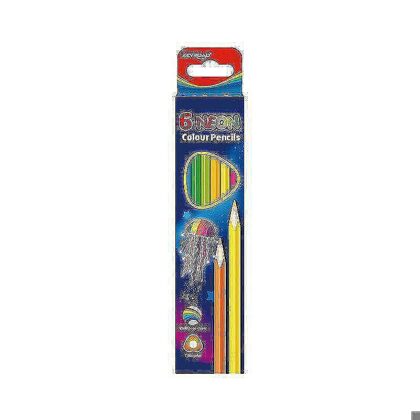 Farve blyanter NEON 6 pak