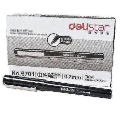 Gel pen Sort