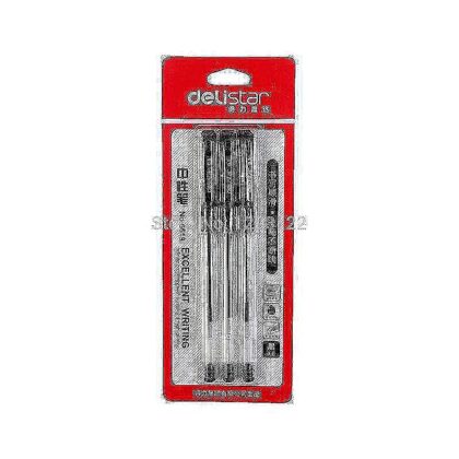 Gel penne 0,5mm sort 3 stk pakning