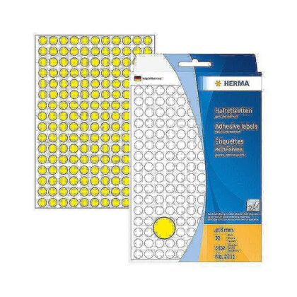 HERMA Multi-purpose labels ø8 Gul