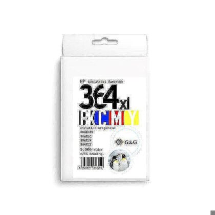 HP 364XL blæk sampak CMYK