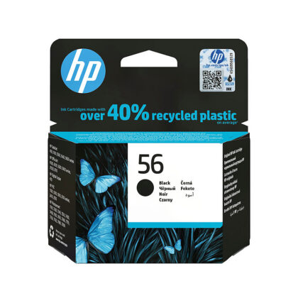 HP Original 56-blækpatron, sort