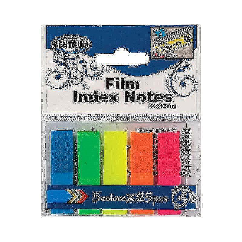 Indeksfaner i 5 neon farver