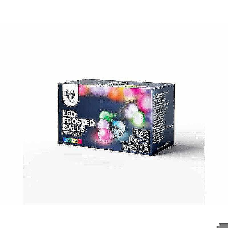 Led lyskæde 10m med 100 pærer