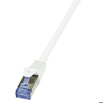 LogiLink 1m Cat.6A 10G S/FTP netværkskabel Hvid Cat6a S/FTP (S-STP)