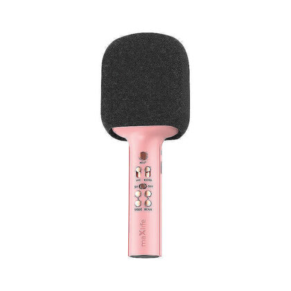 Maxlife Bluetooth microphone with speaker MXBM-600 pink