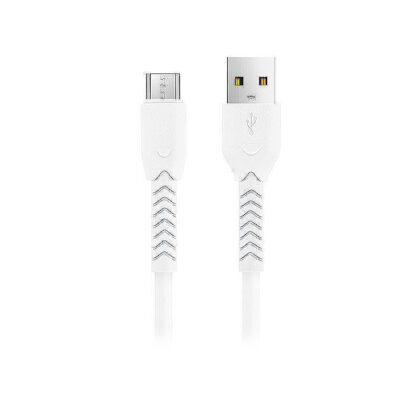 Maxlife MXUC-04 cable USB - microUSB 1,0 m 3A white