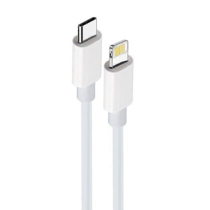 Maxlife MXUC-05 cable USB-C - Lightning 2,0 m 20W white