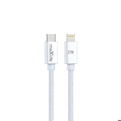 Maxlife MXUC-12 cable USB-C - Lightning 2,0 m 27W white