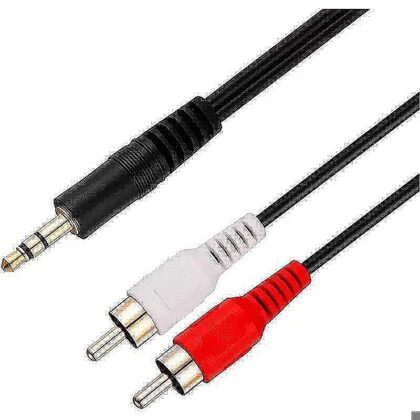 Mini Jack til Phono kabel 5m