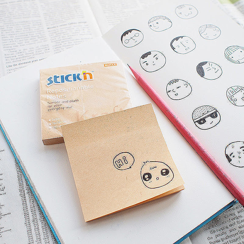 Notesblok 76x76, stickynotes