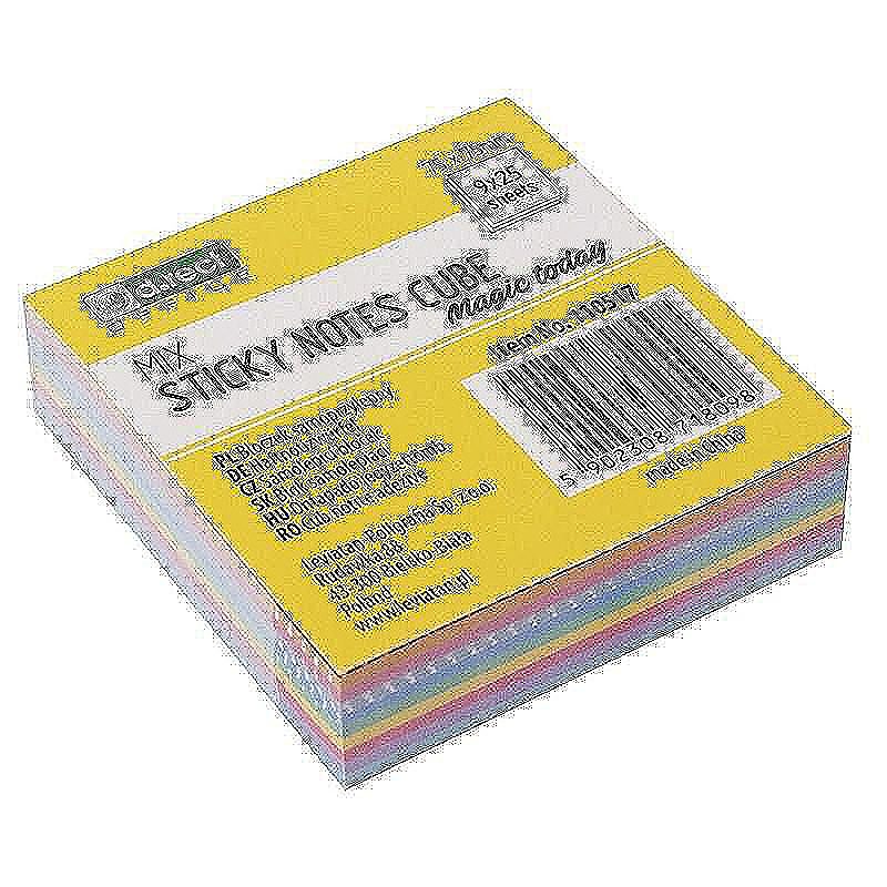 Sticky notes Cube magic today mix