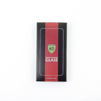 Tempered glass 6D for iPhone 15 6,1" / 16 6,1" black frame 10in1