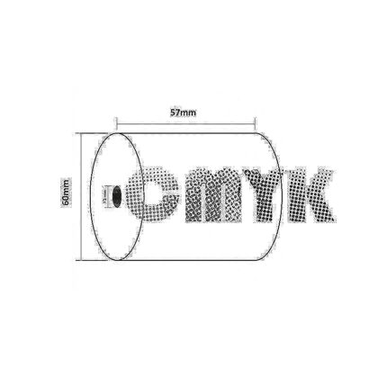 Termorulle terminaler mm.  57x60x12mm