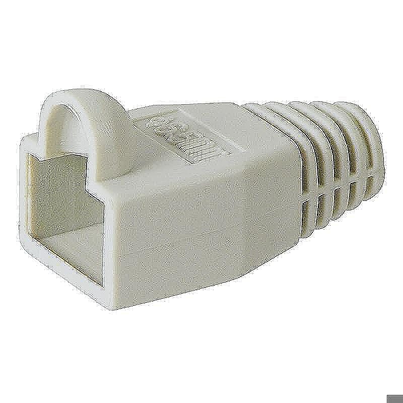 Tyller til RJ45 stik - overtræk grå