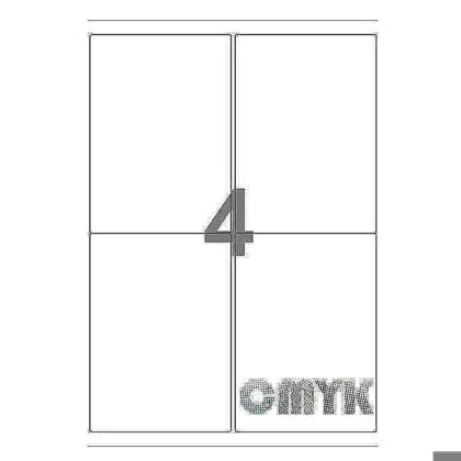 Universal label A4 105 x148 4*etiket