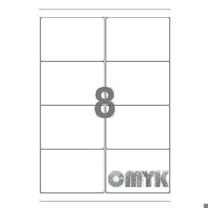 Universal label A4 105 x74 8*etiket