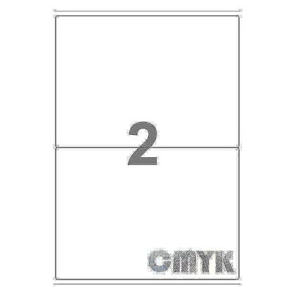 Universal label A4 210 x148 2*etiket