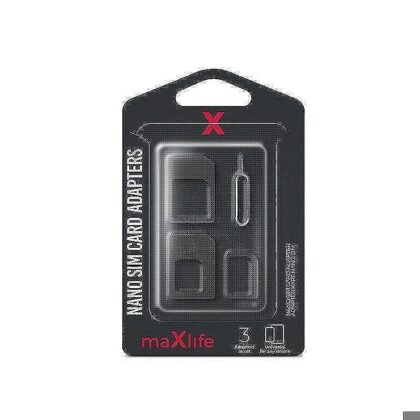 maXlife Nano Sim Card Adapters *