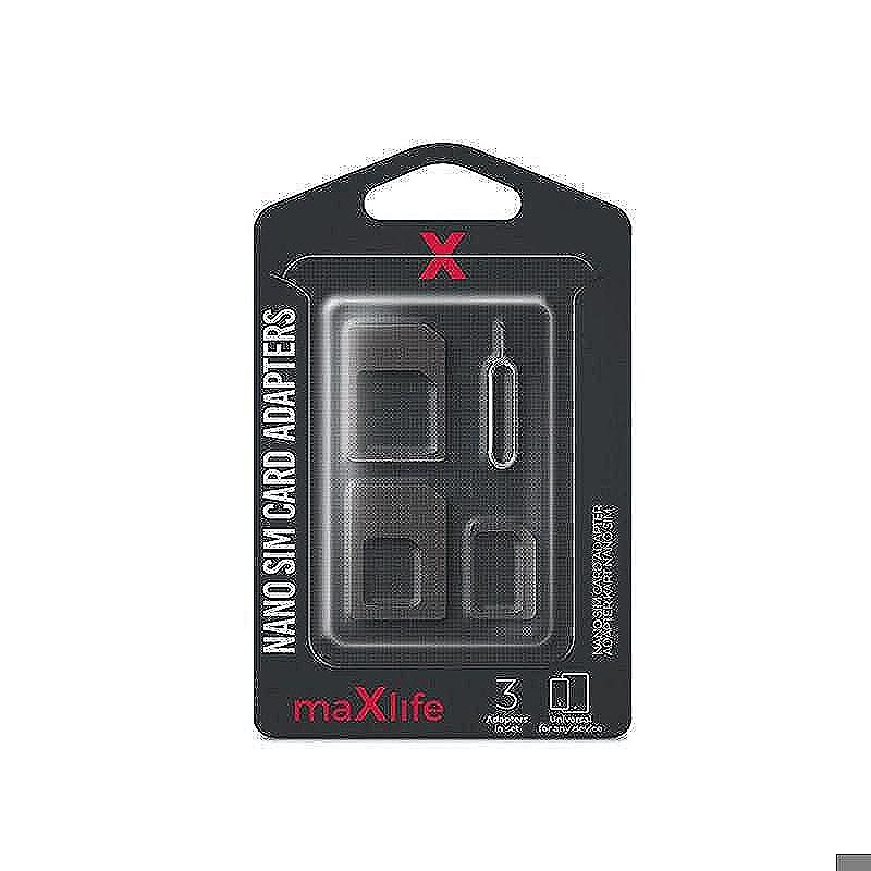 maXlife Nano Sim Card Adapters *