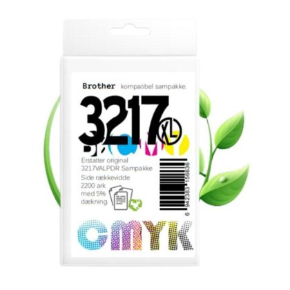 Brother LC3217 blæk sampak CMYK